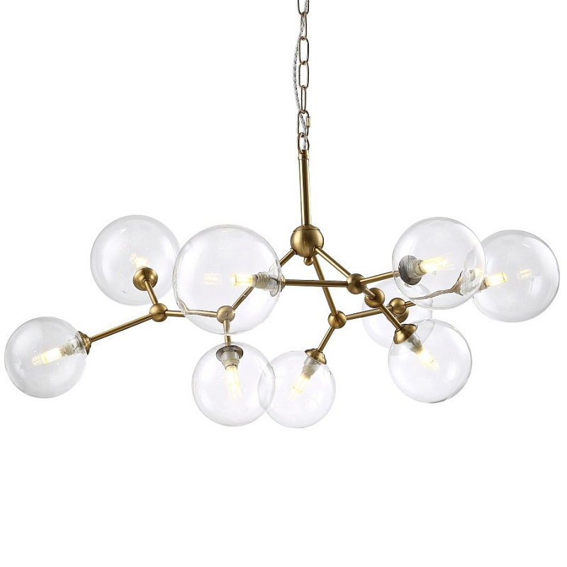Люстра Gallotti & Radice Branches 9 Бронза Прозрачное Стекло Люстра Gallotti & Radice Branches 9 Бронза Прозрачное Стекло в Волгограде | Loft Concept