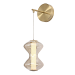 Бра светодиодное с стеклянным волнообразным плафоном Amphora of Light варинант исполнения - 3 | Loft Concept в Волгограде