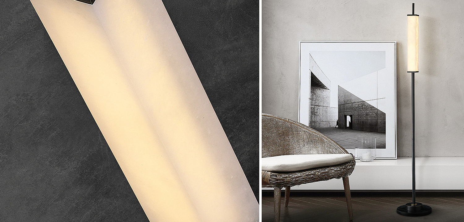Торшер Gaelle Modern Marble Floor Lamp Торшер Gaelle Modern Marble Floor Lamp - Loft-Concept в Волгограде