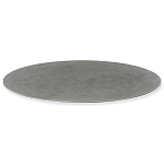 Стол обеденный с серой овальной столешницей из керамики на четырех деревянных ножках Gray Ceramics варинант исполнения - 3 | Loft Concept в Волгограде