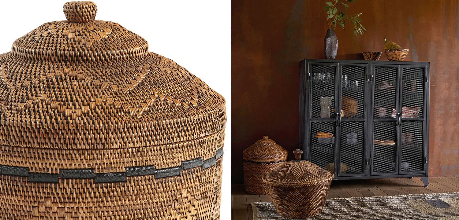 Корзина Wicker bamboo and rattan Корзина Wicker bamboo and rattan - Loft-Concept в Волгограде
