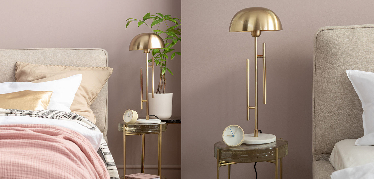 Настольная лампа Geometric Brass Table Lamp Настольная лампа Geometric Brass Table Lamp - Loft-Concept в Волгограде