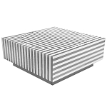 Большой журнальный Стол с инкрустацией Mandika Bone Inlay Coffee Table варинант исполнения - 1 | Loft Concept в Волгограде