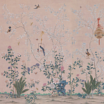 Обои ручная роспись Cecily pink варинант исполнения - 1 | Loft Concept в Волгограде