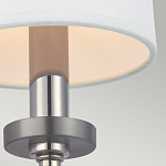 Бра для ванных комнат с белым тканевым цилиндрическим плафоном Feiss варинант исполнения - 2 | Loft Concept в Волгограде