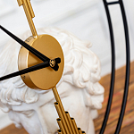 Часы настенные круглые из металла Mirror Tower Clock варинант исполнения - 2 | Loft Concept в Волгограде