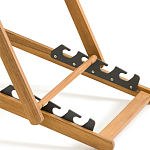 Шезлонг из акации и ткани Argentina варинант исполнения - 9 | Loft Concept в Волгограде