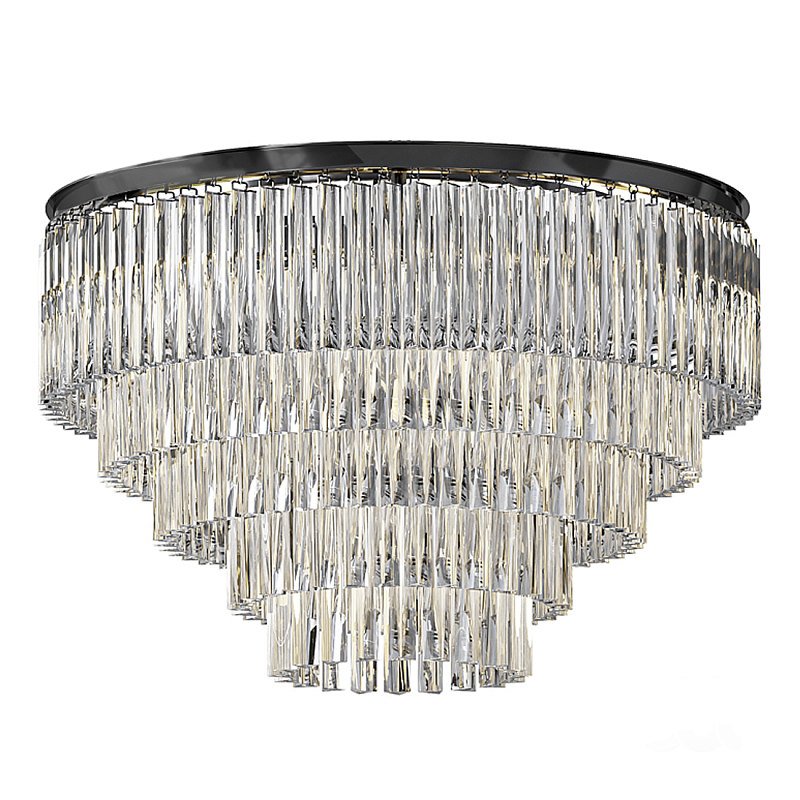 Люстра Odeon C3001–D80/5 Черный Прозрачное Стекло Дымчатый (Smoke) Янтарь (Amber) в Волгограде | Loft Concept 