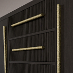 Буфет Primo с тремя ящиками и двумя фасадами Темный орех варинант исполнения - 7 | Loft Concept в Волгограде