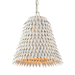 Подвесной светильник белый металлический в форме колокола White Natural Lines варинант исполнения - 2 | Loft Concept в Волгограде