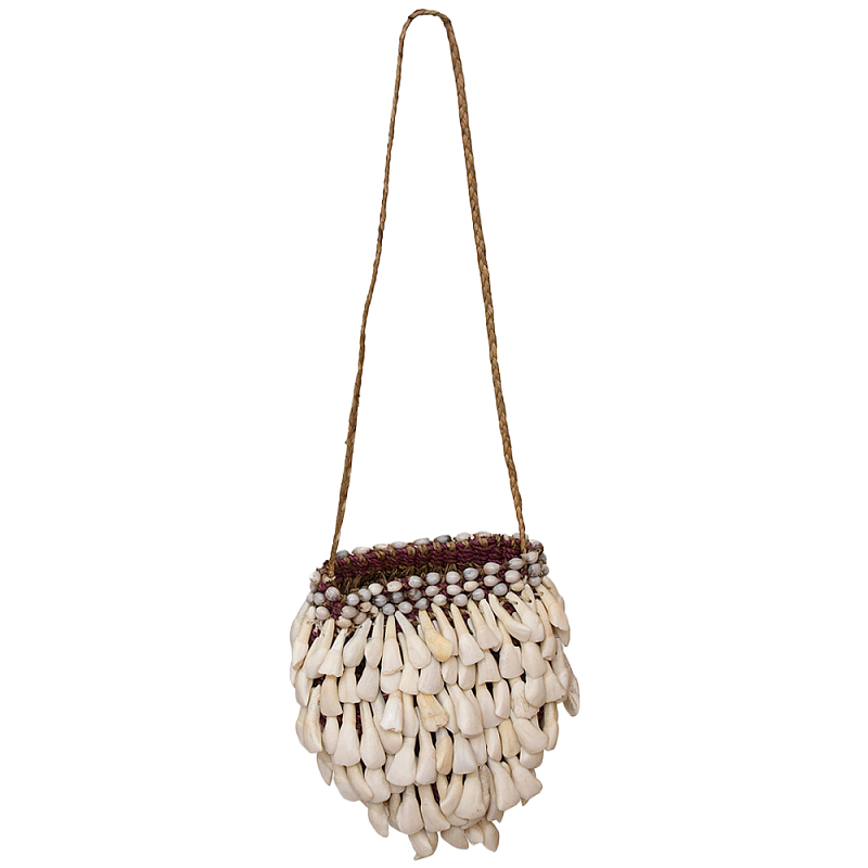Декоративный этнический аксессуар сумка Aboriginal Bag Бежевый Коричневый Декоративный этнический аксессуар сумка Aboriginal Bag Бежевый Коричневый в Волгограде | Loft Concept