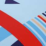 Подушка декоративная из хлопка по мотивам нанайских орнаментов Ural and Siberian Patterns варинант исполнения - 4 | Loft Concept в Волгограде