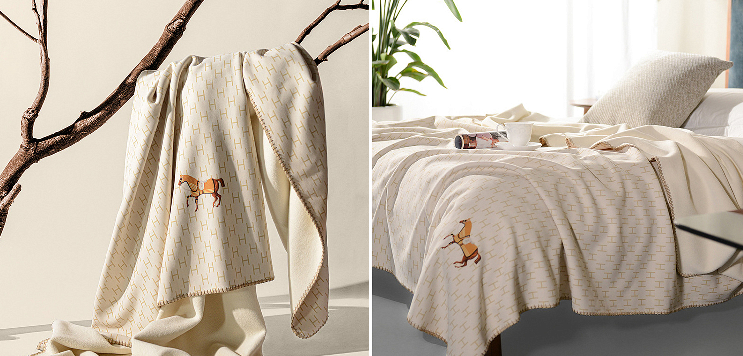 Плед Hermes Pattern Horse Plaid Плед Hermes Pattern Horse Plaid - Loft-Concept в Волгограде