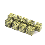 Камни для охлаждения виски из натурального камня змеевик Natural Stone Cube варинант исполнения - 4 | Loft Concept в Волгограде