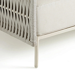 Диван садовый с плетеными ремешками и спинкой  Kleo варинант исполнения - 4 | Loft Concept в Волгограде