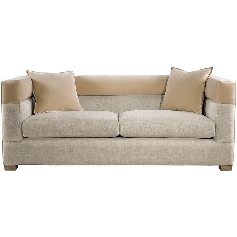 Диван Modena Sofa Linen and Velvet Sofa Бежевый Диван Modena Sofa Linen and Velvet Sofa Бежевый в Волгограде | Loft Concept