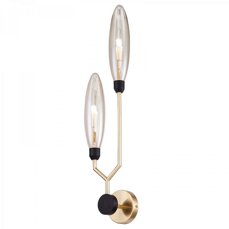 Бра Morosini Sconces Золотой Янтарь (Amber) Черный в Волгограде | Loft Concept 