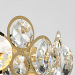 Люстра подвесная из золотых колец 57 см Golden Circles варинант исполнения - 7 | Loft Concept в Волгограде