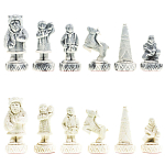 Шахматы Северные народы в ларце из натурального бука Decorative Thematic Chess варинант исполнения - 5 | Loft Concept в Волгограде