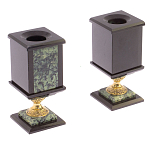 Настольный письменный набор из нефрита на ножках Executive Recruitment варинант исполнения - 3 | Loft Concept в Волгограде