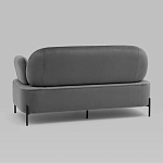 Диван в велюровой обивке серого цвета COLOR BLOCK варинант исполнения - 4 | Loft Concept в Волгограде