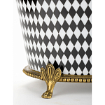 Фарфоровое кашпо Black and white square варинант исполнения - 4 | Loft Concept в Волгограде