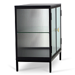 Сервант двухдверный с рифленым стеклом The Keeper варинант исполнения - 2 | Loft Concept в Волгограде