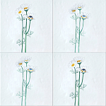 Плитка с узором Ромашки варинант исполнения - 1 | Loft Concept в Волгограде