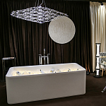 Люстра подвесная с тонкой металлической конструкцией цвета хром Quasar варинант исполнения - 8 | Loft Concept в Волгограде