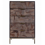 Высокая тумба с выдвижными ящиками Mosaic варинант исполнения - 1 | Loft Concept в Волгограде