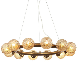 Люстра Big Spinnin с Янтарными Плафонами