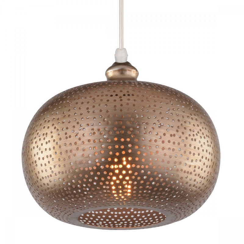 Подвесной светильник perforation oriental ornament sphere Золотой в Волгограде | Loft Concept 
