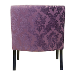 Полукресло с мягкой обивкой из жаккарда на 4-х ножках из массива березы Baroque Armchair violet варинант исполнения - 2 | Loft Concept в Волгограде