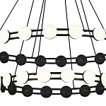 Люстра двухъярусная с круглыми светодиодными источниками света Maxine Light варинант исполнения - 5 | Loft Concept в Волгограде