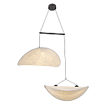 Подвесной светильник с белыми плафонами в форме облака Диаметр 60+60 см Cloud Junction варинант исполнения - 1 | Loft Concept в Волгограде