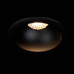 Встраиваемый спот светодиодный круглый черного цвета с углублением Ombra Lux  варинант исполнения - 1 | Loft Concept в Волгограде