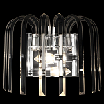 Бра цвета никель с изогнутыми хрустальными элементами Radiant Ribbons варинант исполнения - 1 | Loft Concept в Волгограде