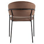 Стул в велюре коричневого цвета Horizon варинант исполнения - 4 | Loft Concept в Волгограде