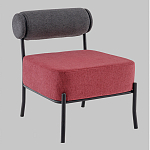 Кресло Ponpoun тёмно-серый бордо варинант исполнения - 1 | Loft Concept в Волгограде