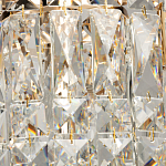 Потолочный светильник круглый с прозрачными подвесками Lunet варинант исполнения - 5 | Loft Concept в Волгограде