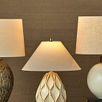 Настольная лампа с волнистым узором и абажуром в форме конуса Macrame варинант исполнения - 4 | Loft Concept в Волгограде