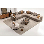 Угловой модульный диван Calypso с поворотным механизмом  варинант исполнения - 12 | Loft Concept в Волгограде