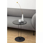 Кофейный столик черный круглый Graceful Base варинант исполнения - 1 | Loft Concept в Волгограде