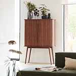 Буфет с двумя раздвижными дверцами Toinette Brown Wooden Cupboard варинант исполнения - 7 | Loft Concept в Волгограде