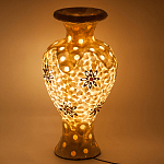 Настольная лампа из перламутра в виде вазы Indonesian Vase варинант исполнения - 2 | Loft Concept в Волгограде