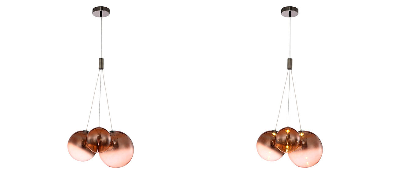 Светильник подвесной медь Balls Lamp Светильник подвесной медь Balls Lamp - Loft-Concept в Волгограде
