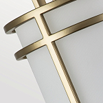 Бра с геометрическим каркасом и матовым белым цилиндрическим плафоном Feiss варинант исполнения - 2 | Loft Concept в Волгограде