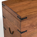 Деревянный сундук из массива манго Mango Wooden Chest Brown варинант исполнения - 2 | Loft Concept в Волгограде