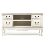 ТВ-тумба из массива берёзы с ящиками и открытыми полками Interiors Romance варинант исполнения - 1 | Loft Concept в Волгограде