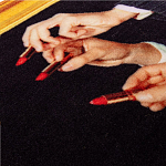 Коврик Seletti Lipstick Black варинант исполнения - 2 | Loft Concept в Волгограде